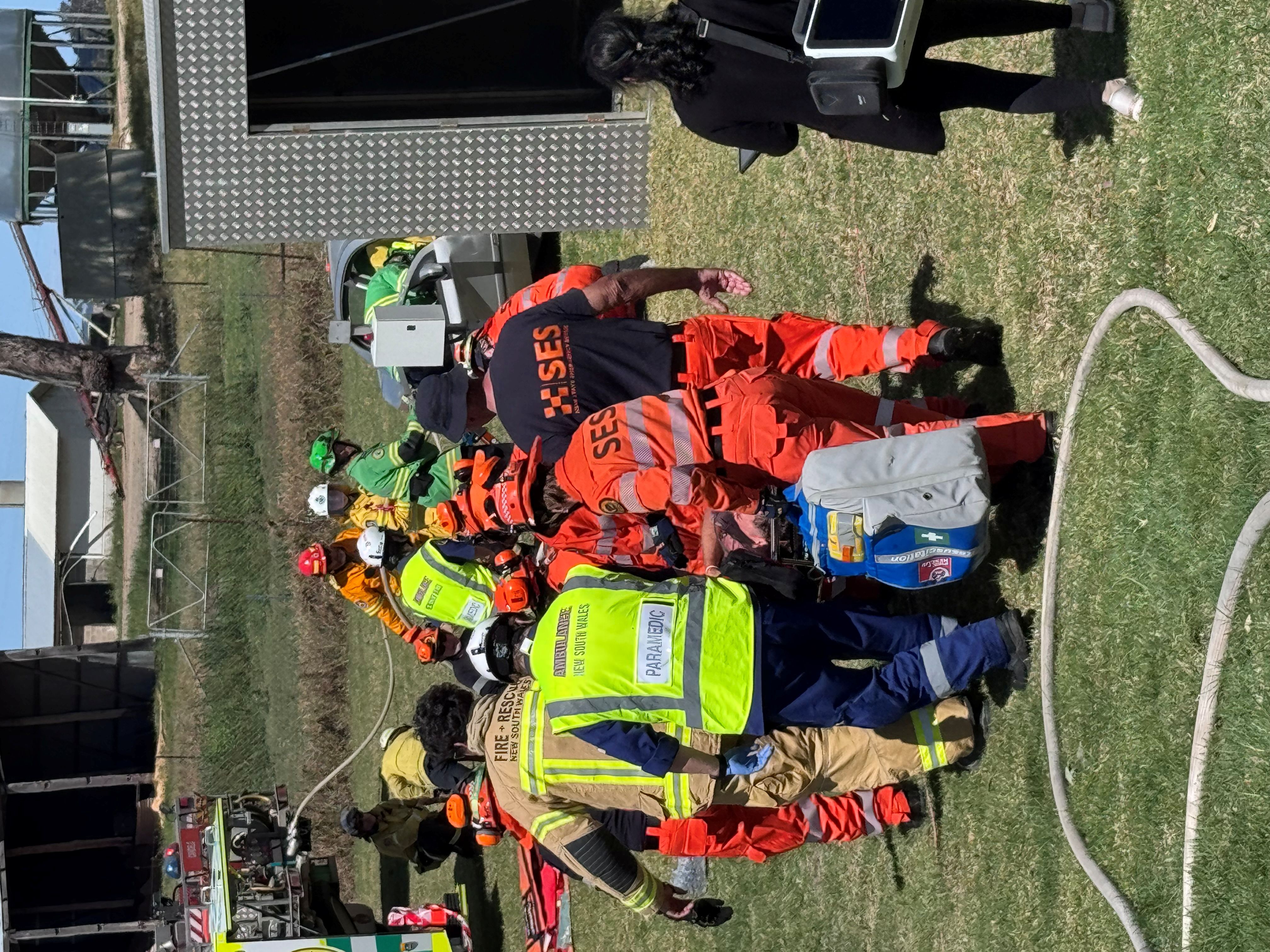 Bega - Rural Responder Exercise patient carry