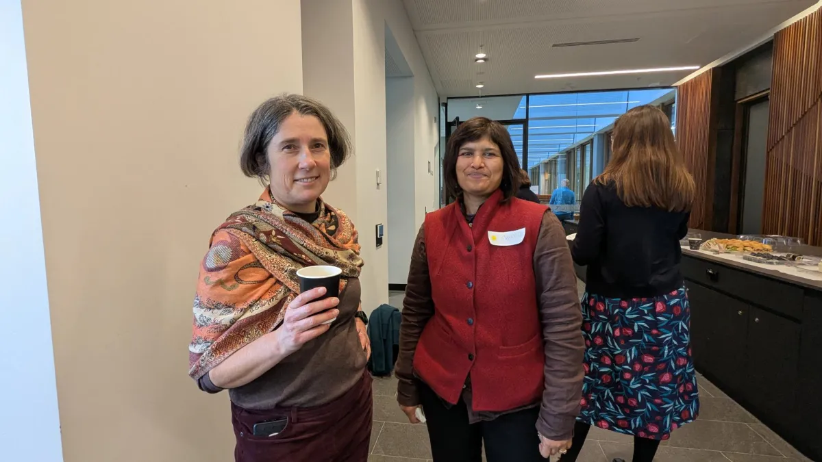 Karlene Dickens and Champa De