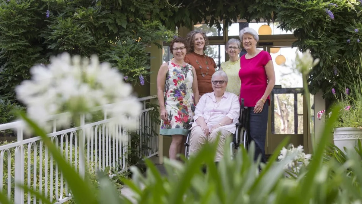 Photo of Professor Christine Phillips, AM and team responsible for MS Toolkit