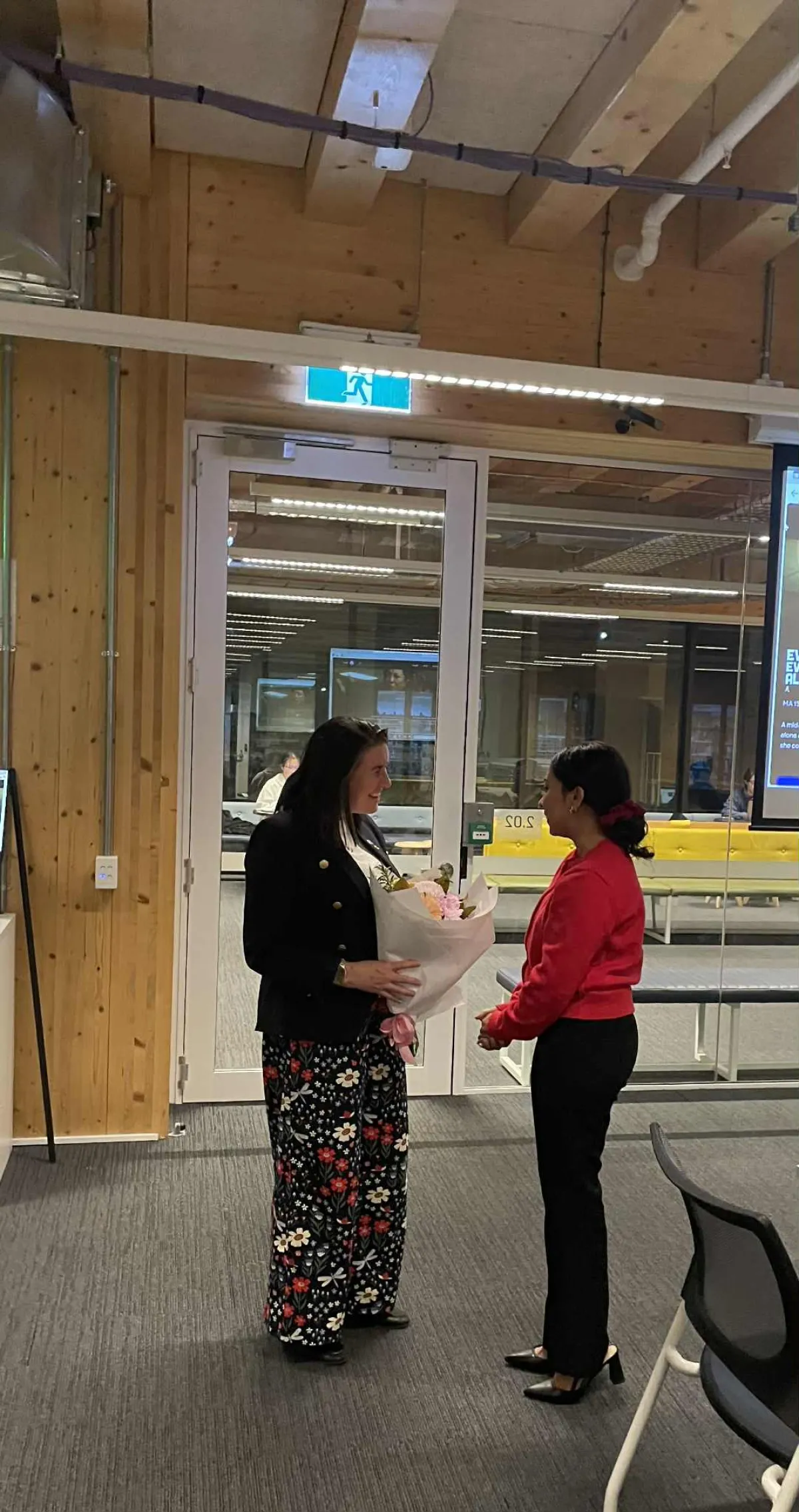 Dr Kerrie Aust with Ms Elma Islam