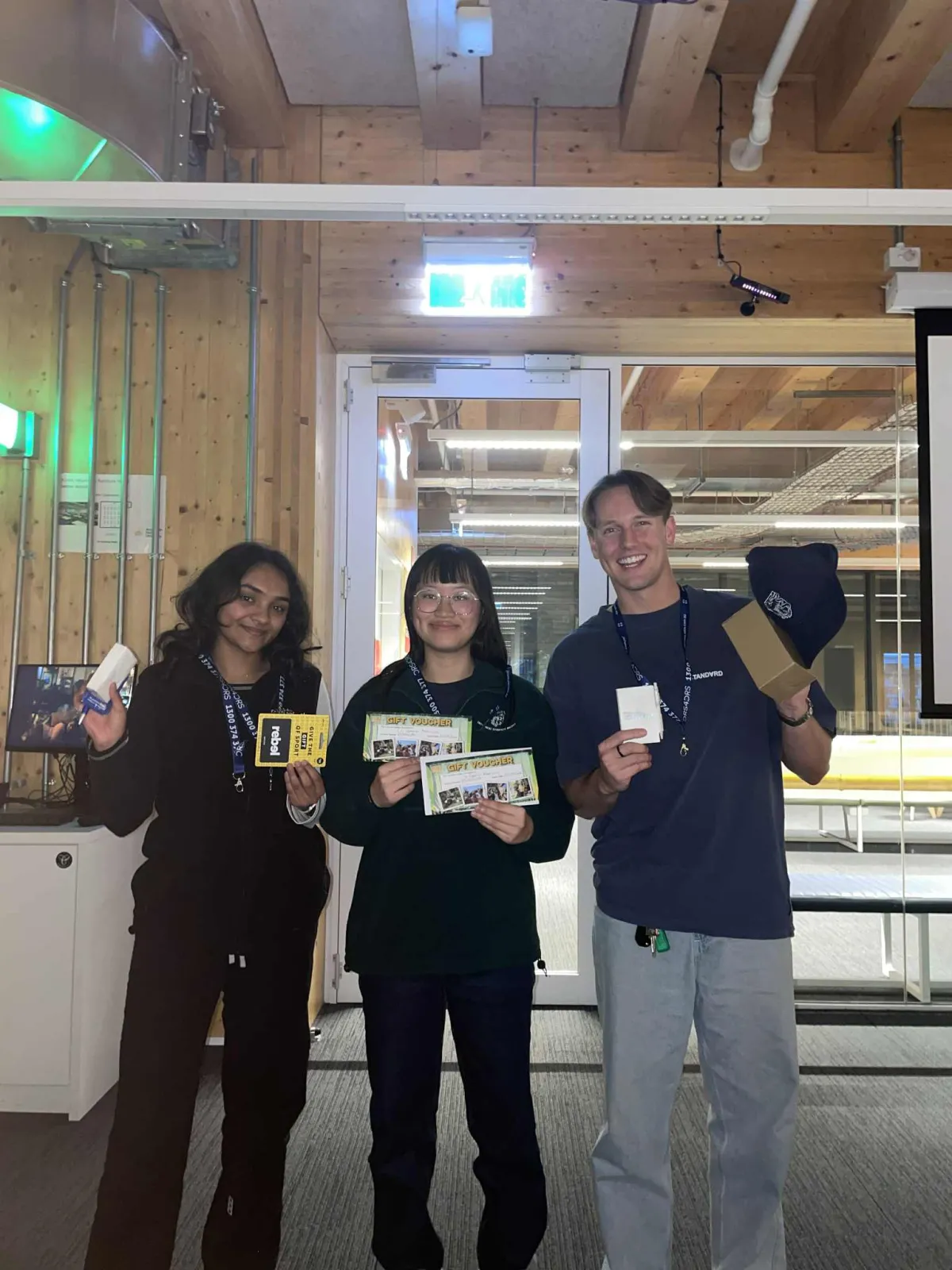 voucher giveaways, Blue Week atANU