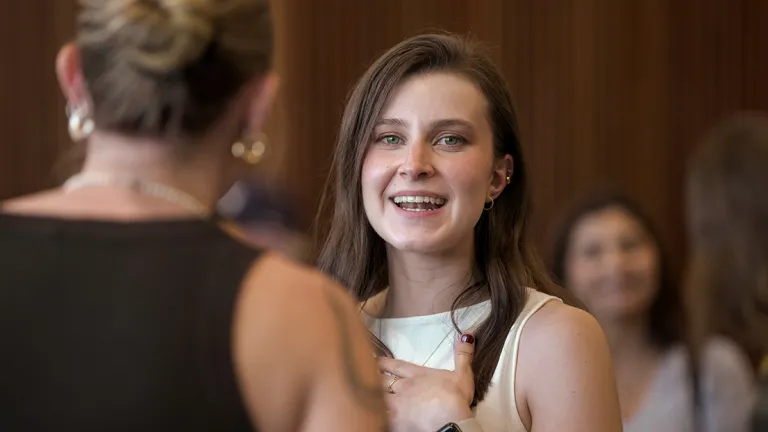 A woman receives her MChD