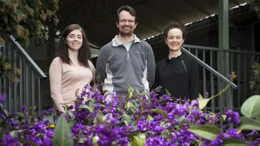 Dr Joanne Wallis, Jeremy Smith and Dr Alexandra Webb. Image: Stuart Hay, ANU.